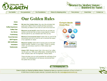Tablet Screenshot of godowntoearth.org